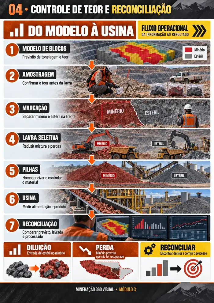 Controle de Teor e Reconciliação