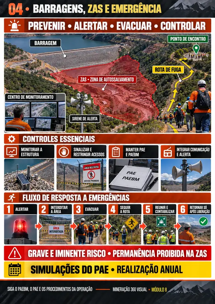 Barragens, ZAS e Emergência