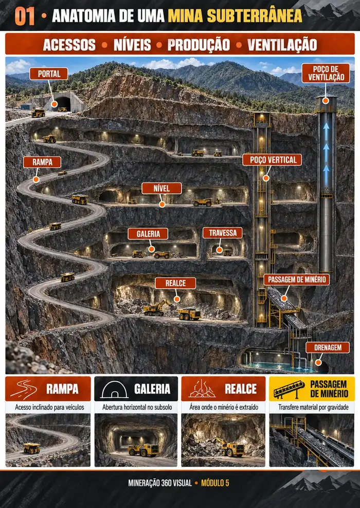 Anatomia de uma Mina Subterrânea